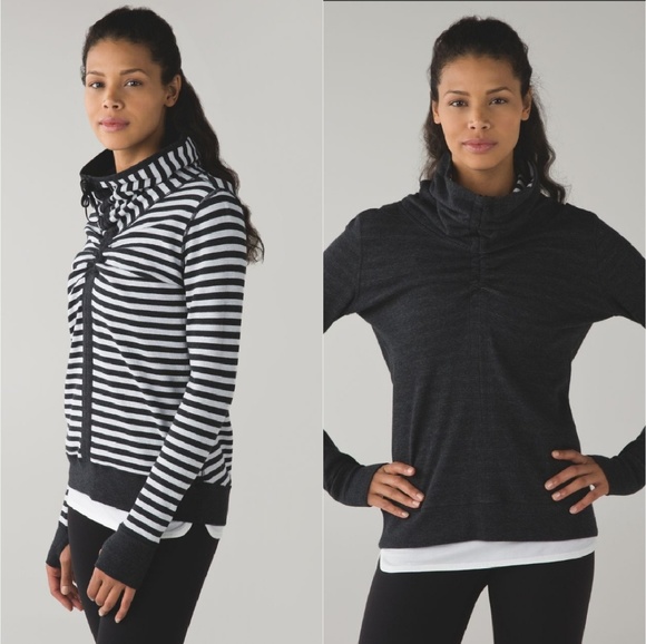 reversible cinched sweater